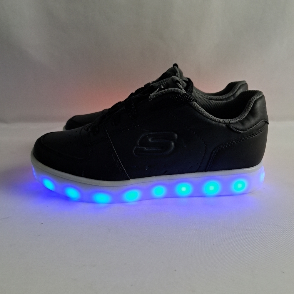Black Light-Up Sneakers